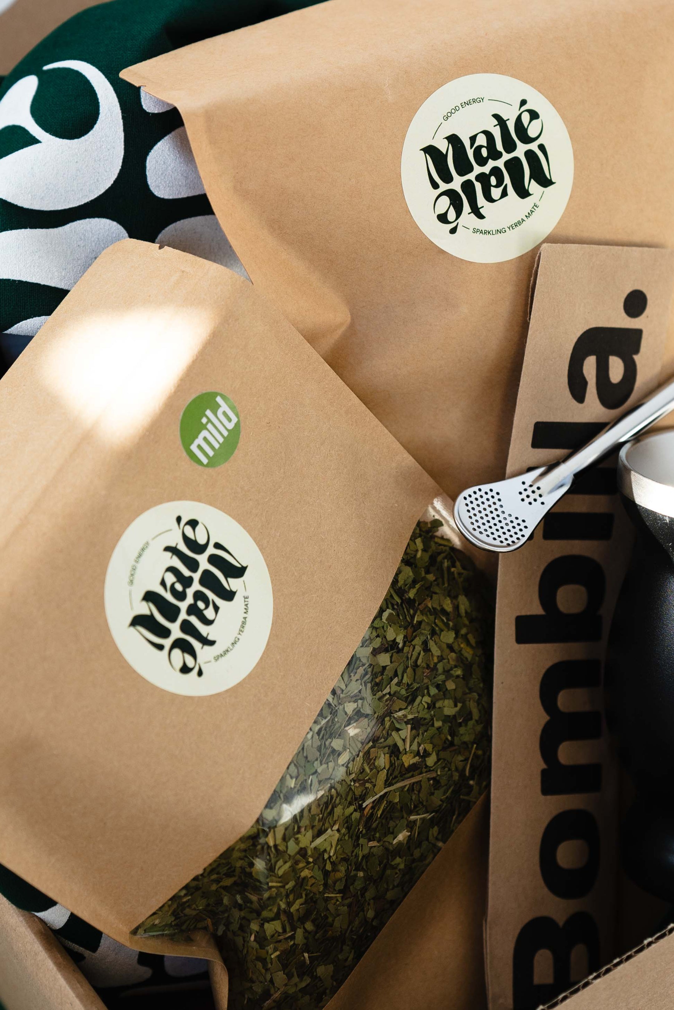 Yerba Maté herbal tea + calabash + bombilla